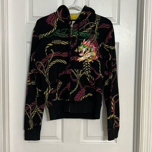 Large Ed Hardy women’s multi hoodie